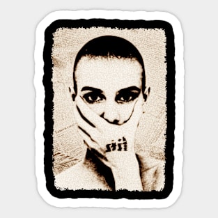 Sinead O'Connor // Vintage Distressed Sticker